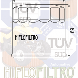 HF682 - HIFLO Filtro Premium Oliefilter