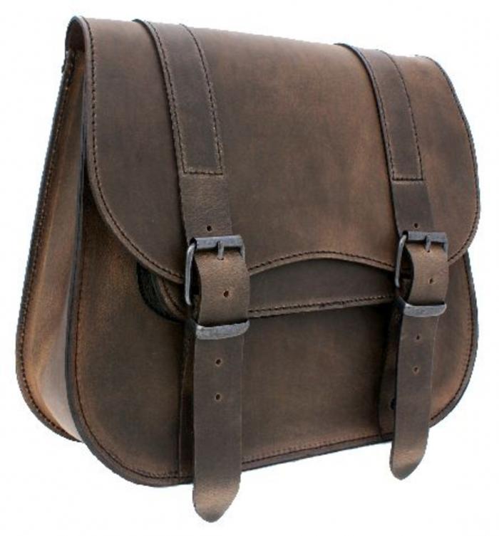 Single sided saddle bag