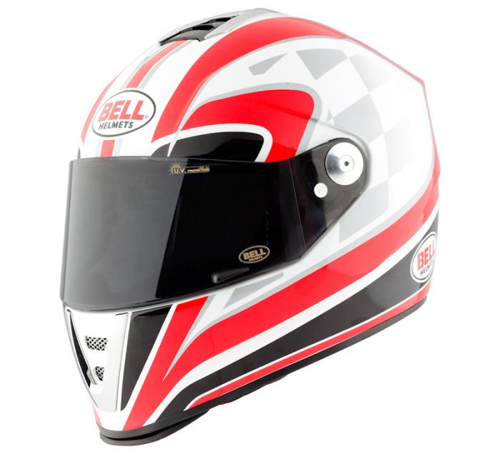 Bell integraal helm - M6 sport wit/rood - XS