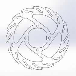 Factory remschijf Flame - 160mm/3,1mm