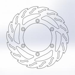 Flame remschijf - 310mm/5,0mm