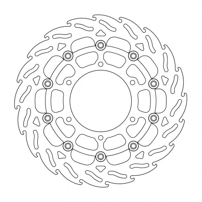 Flame remschijf - 310mm/5,0mm