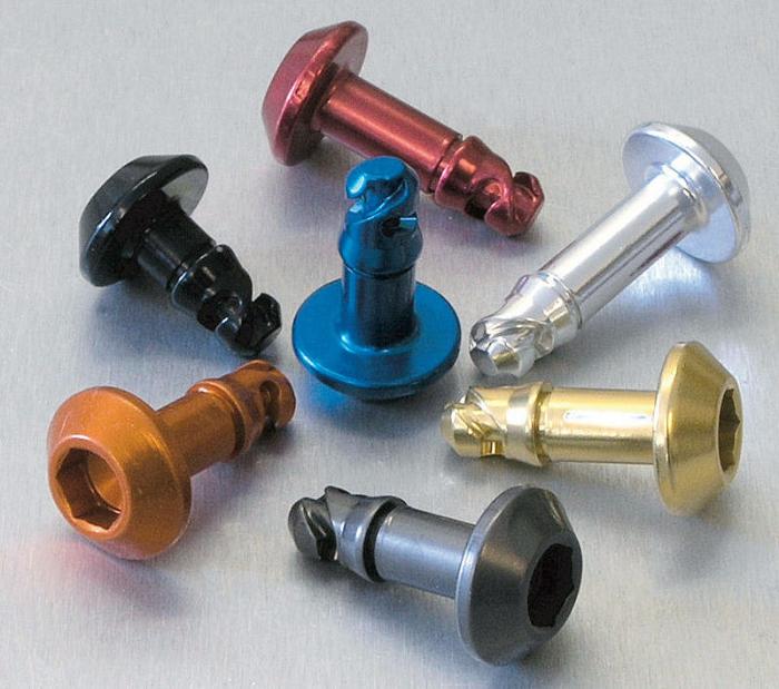 Quick release fastener - pick a colour