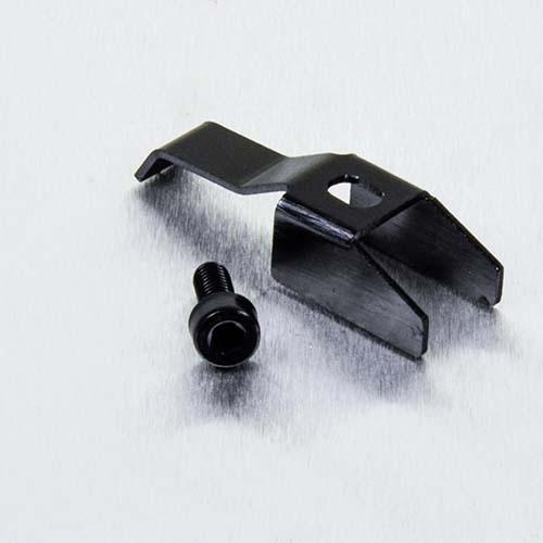 Brake fluid reservoir cover clip + bolt - black