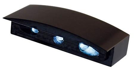 Micro universal license plate light - black / LEDs (256-039)