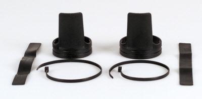 Fork tube protectors - black (701-001)