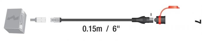 TM-O07 - SAE/TM 77 - adapter TM/KET naar SAE - accukabel