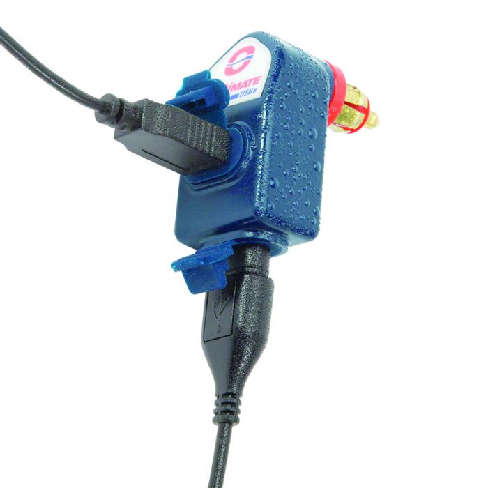 TM-O105 - Double universal USB charger - SAE - BMW / Triumph