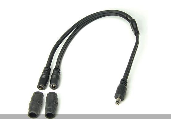 TM-O45 - Y-splitter with 2,5mm IN to 2 x DC 2,5mm OUT